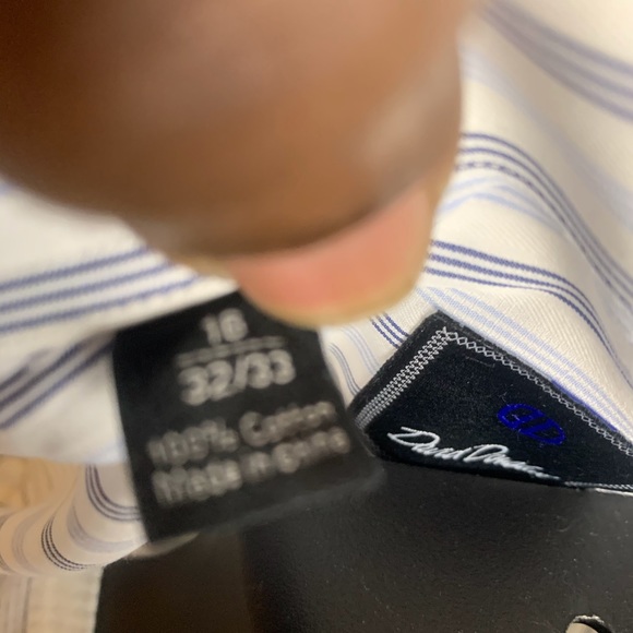 DAVID DONAHUE DRESS SHIRT - Picture 3 of 5